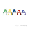 Chaise Kindergarten en plastique empilable en plastique